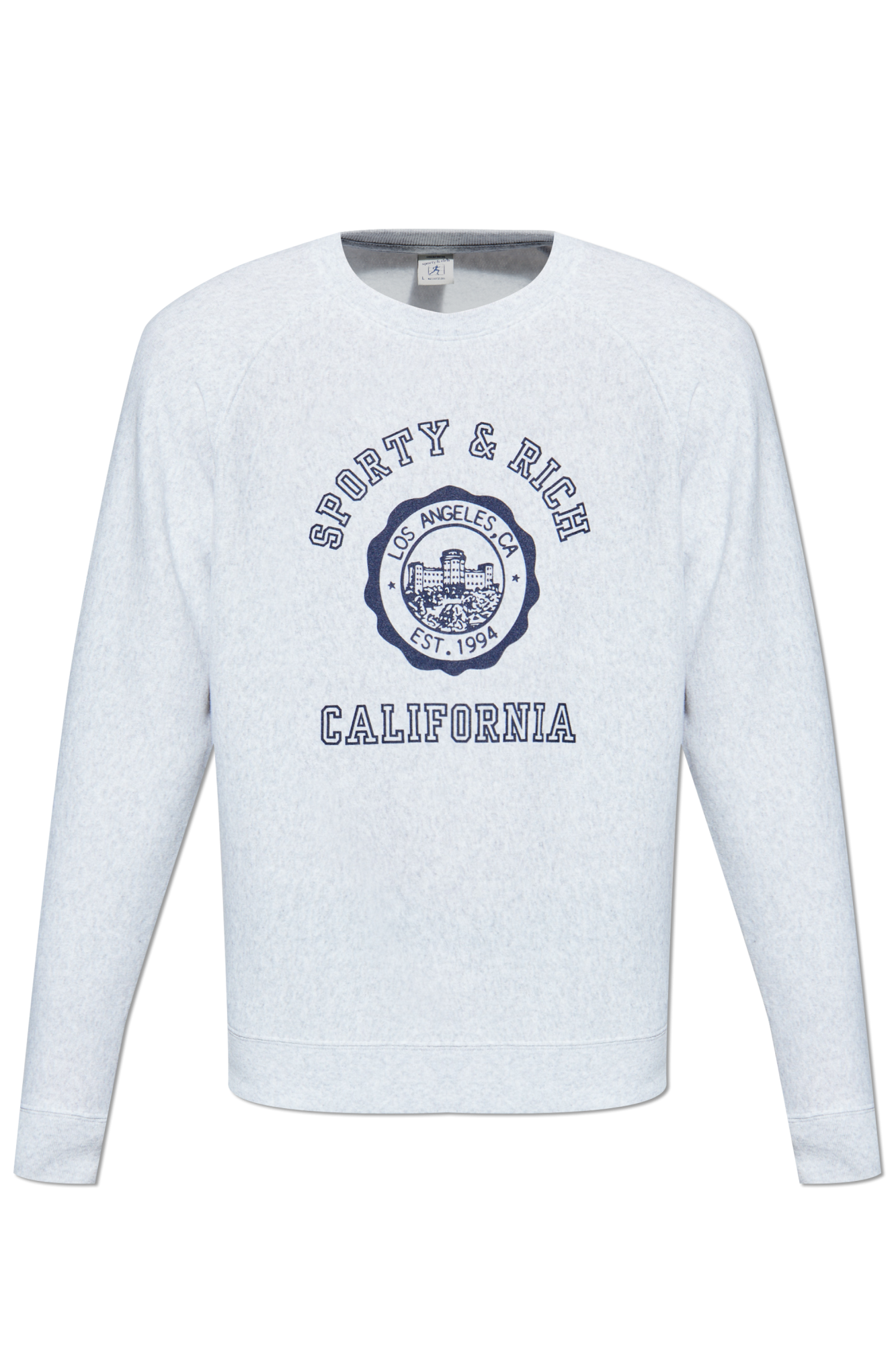 Grey Sweatshirt with print Sporty & Rich - Vitkac AS